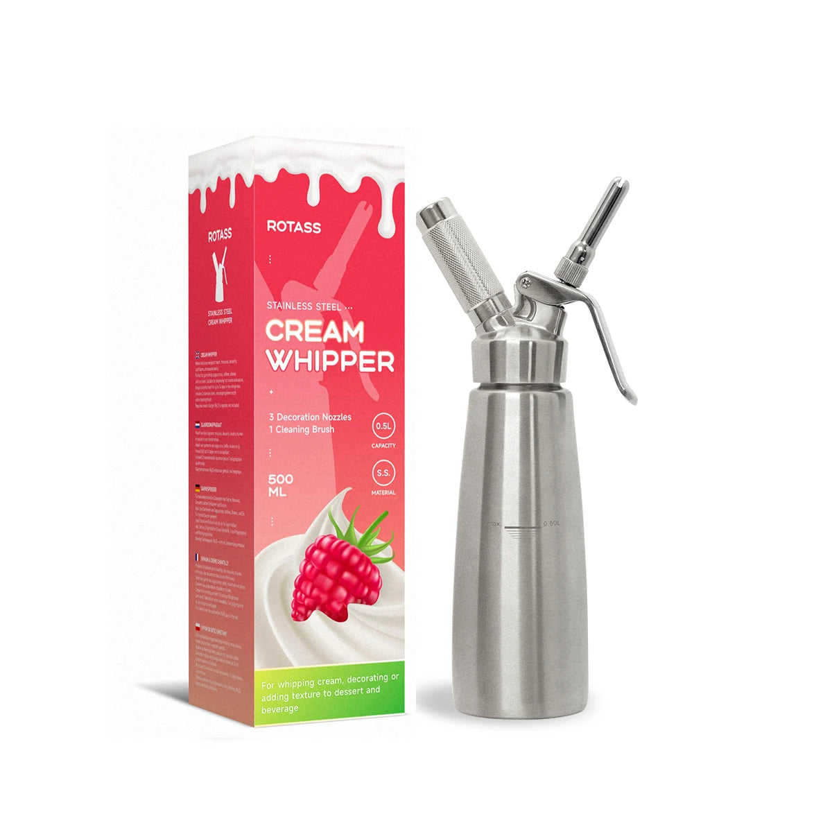 Stainless Steel Culinary Cream Whipper Machine